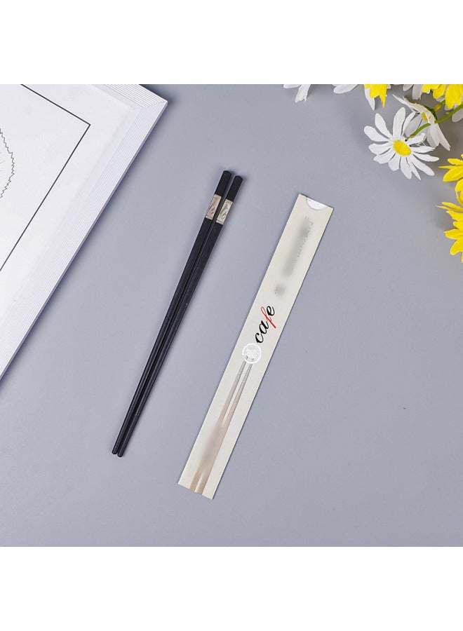 Disposable Chopsticks Cover Chopsticks Cover Logo Printable Hotel Special Commercial Disposable Chopsticks Cover Paper Chopsticks Cover Paper Cover-Colors:3x 20 Coated With 1,000 - Image 2
