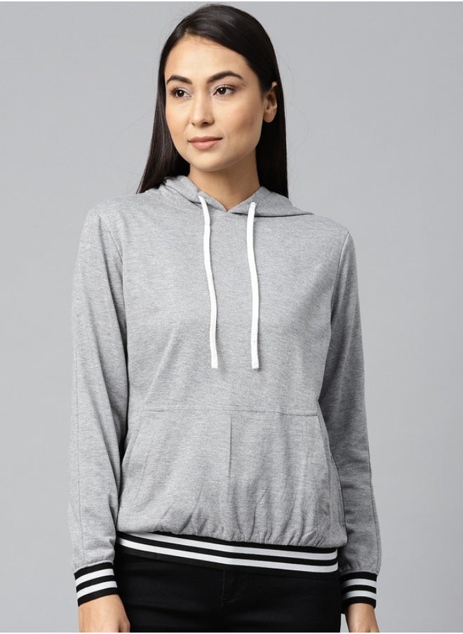 Hubberholme Grey Sweatshirt For Women 