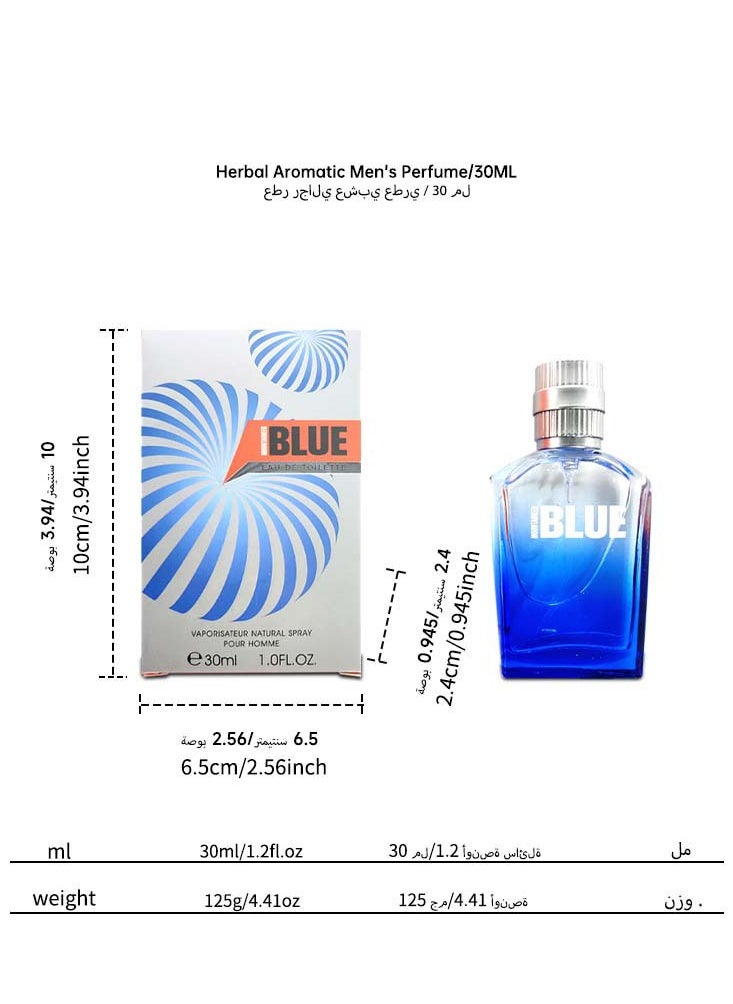 V.V. LOVE Blue/Herbal Aromatic Perfume/30ML  - Image 3