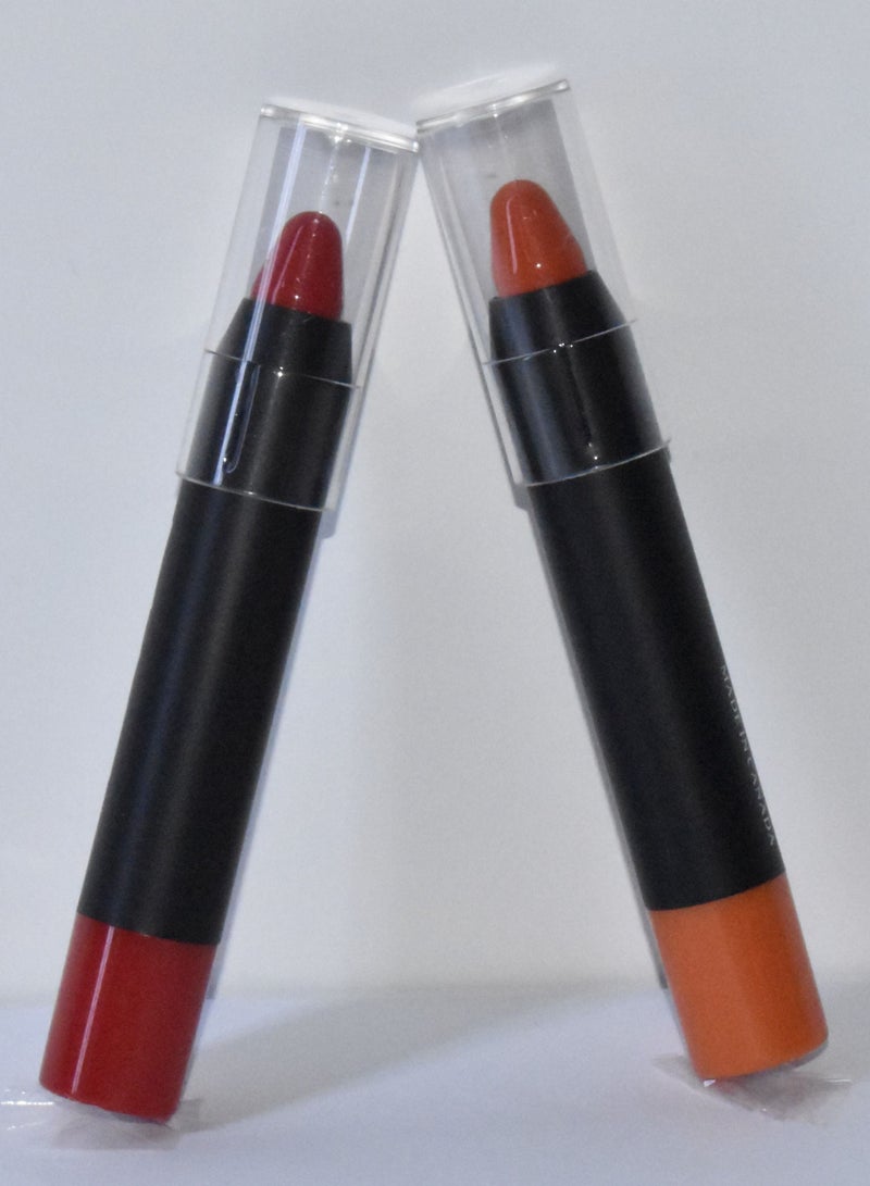 Red Lipstick Cream Number 10 And Orange Number 18
