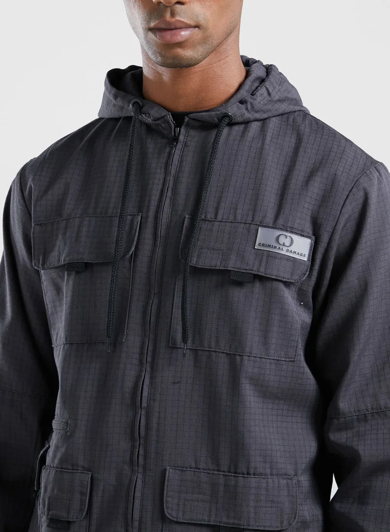 CRIMINAL DAMAGE Ripstop Cargo Jacket