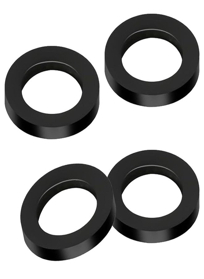Nuodan 4 Pack Shower Head Gasket, 3/4" Rubber Washer for 1/2" Fixed Shower Head/Handheld Shower Hose Connector, Creates A Seal to Prevent Leakage - Image 1