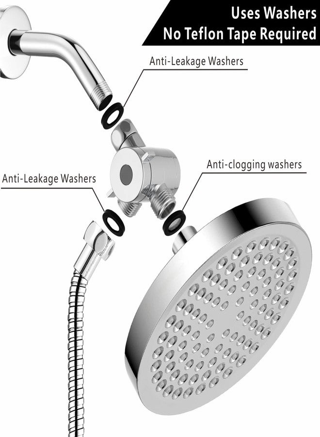 Nuodan 4 Pack Shower Head Gasket, 3/4" Rubber Washer for 1/2" Fixed Shower Head/Handheld Shower Hose Connector, Creates A Seal to Prevent Leakage - Image 3