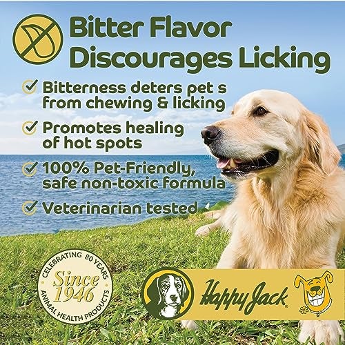 HAPPY JACK Seal 'N Heal Liquid Bandage for Dogs, Cats, Pets, Wound Care Spray (4 oz), Protects Against Minor Cuts, Burns, Waterproof Seal, Discourages Licking & Chewing, for Paws & Body, Made in USA - Image 4
