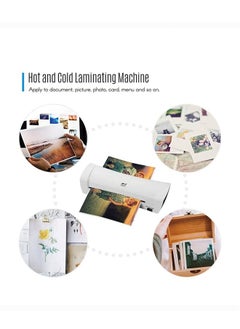 OSMILE OSMILE SL200 A4A5A6 Laminator,Hot And Cold Laminating Machine,Thermal Lamination for A4/A5/4R with 15 Laminating Sheets, Personal Laminator with Paper Trimmer and Corner Rounder for Home Office School  - Image 4