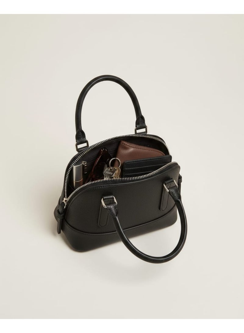 Mini Natural Leather Crossbody Bag – Compact & Chic - Image 2