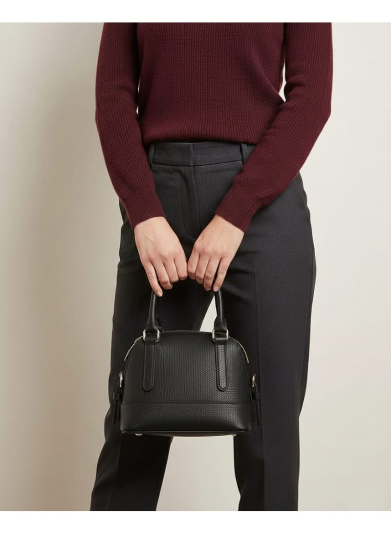 Mini Natural Leather Crossbody Bag – Compact & Chic - Image 3