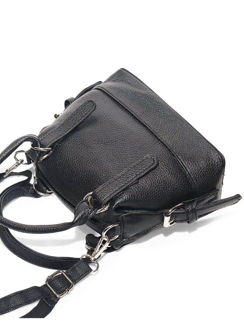 Mini Natural Leather Crossbody Bag – Compact & Chic - Image 5