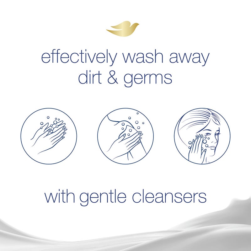 Dove Beauty Bar Gentle Skin Cleanser Moisturizing for Gentle Soft Skin Care Original Made With 1/4 Moisturizing Cream 3.75 oz, 14 Bars - Image 4