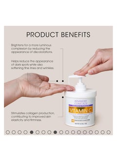 Advanced Clinicals Vitamin C Advanced Brightening Cream 454grams  - Image 4