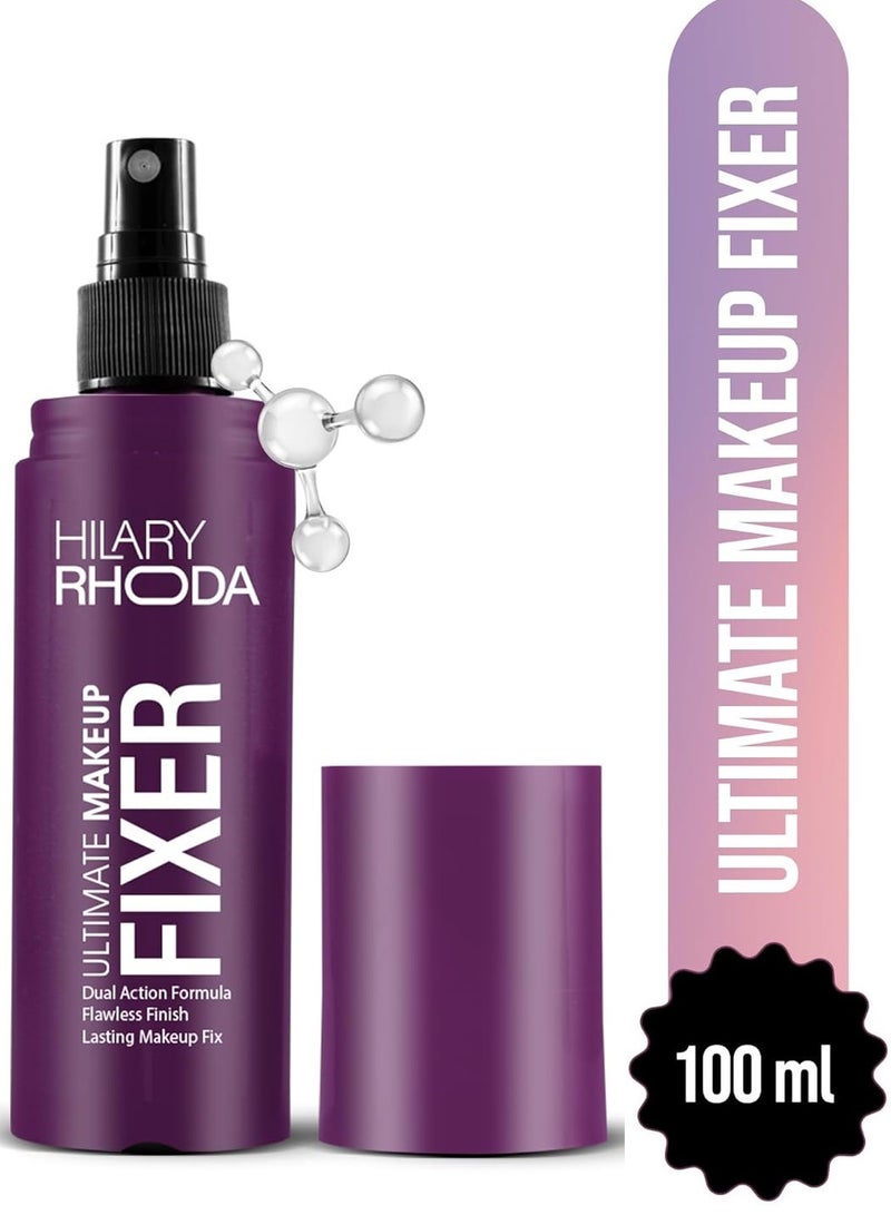 Hilary Rhoda Ultimate Makeup Fixer Setting Spray 100ml | Infused with Niacinamide & Hyaluronic Acid | Hydrates, Soothes & Refreshes Skin - Image 1