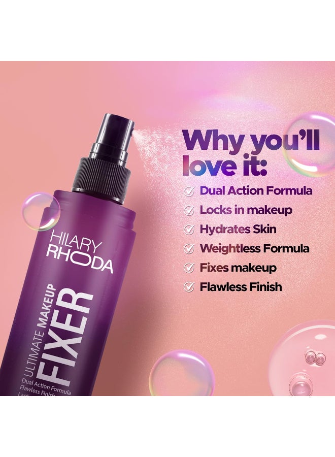 Hilary Rhoda Ultimate Makeup Fixer Setting Spray 100ml | Infused with Niacinamide & Hyaluronic Acid | Hydrates, Soothes & Refreshes Skin - Image 5