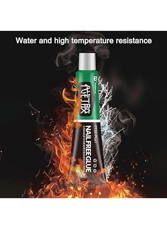 SAKAR Sakar 12 Gram AllPurpose GlueNailFree Glue Adhesive Sealant WaterproofQuickDrying NoPunch AdhesiveNo More Nail Glue for Stationery Glass Metal Ceramic Pack Of 3pcs  - Image 4