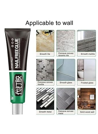 SAKAR Sakar 12 Gram AllPurpose GlueNailFree Glue Adhesive Sealant WaterproofQuickDrying NoPunch AdhesiveNo More Nail Glue for Stationery Glass Metal Ceramic Pack Of 3pcs  - Image 3