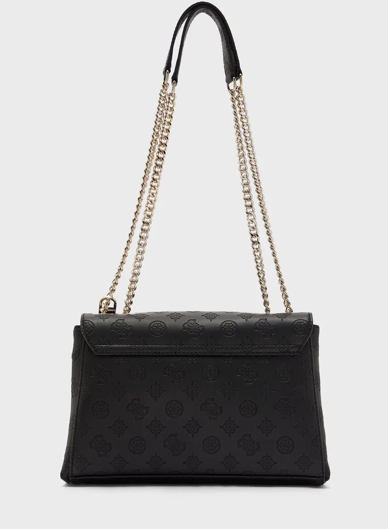 GUESS Ninnette Textured Flap Over Crossbody