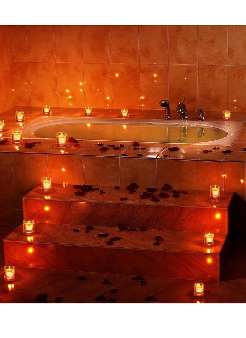 Generic - 24 Pcs 1.5 Inch Small Unscented Floating Candles for Wedding Centerpieces Floating Pool Candles Round Burning Candle Decor for Pool Bathtub Dinner Party Valentine's Day Decorations(White) - Image 1
