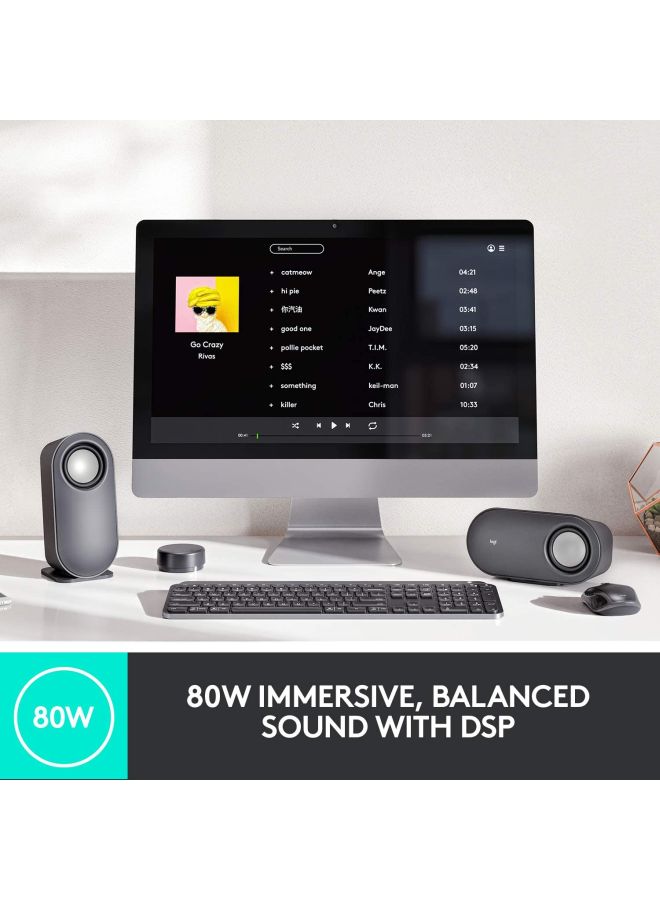 Logitech Z407 Bluetooth Computer Speakers With Subwoofer And Wireless control Black - Image 4