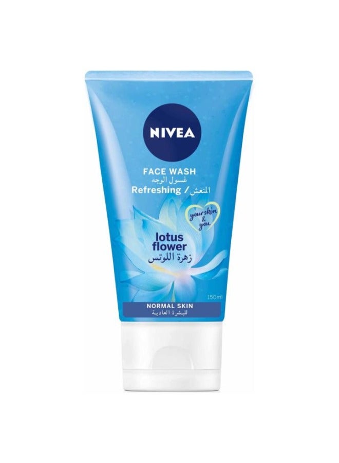 Nivea Nivea Refreshing Face Wash With lotus Flower 150 Ml  - Image 1