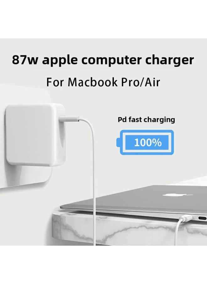 Generic - Macbook Notebook Power Adapter Multi-purpose Direct Charging Power Cord For Apple Computer Charger-Color:Us Regulations-Specifications:61w-c (excluding Wire) - Image 1