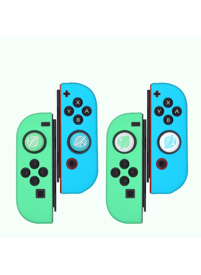 Generic - Switch Rocker Cap Silicone Cap Game Cap Button Protective Cap Nintendo Animal Crossing Bear Ns Rocker Cap-Product Color:Bear Blue - Image 1