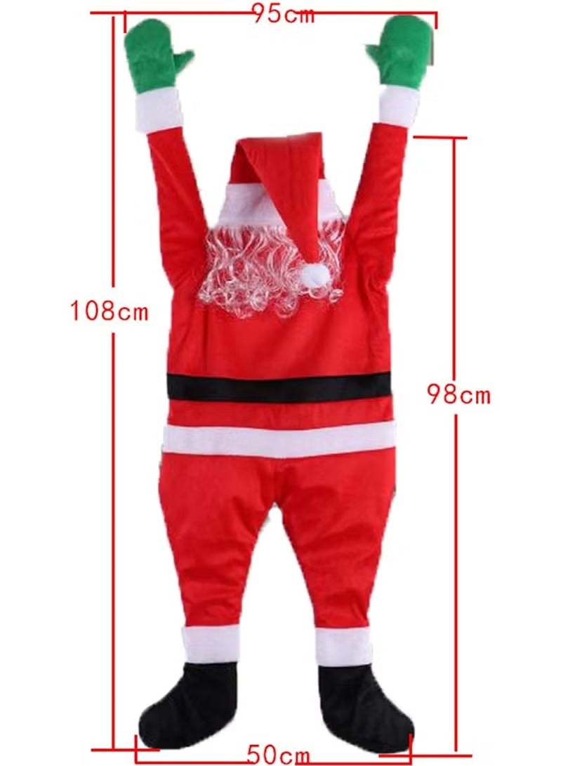 توبيتش زينة الكريسمية - زينة بابا نويل معلق، زينة الكريسمية متعددة الاستخدامات للأسقف والمرصعة والقنوات والشرفة داخل والخارج - Image 2