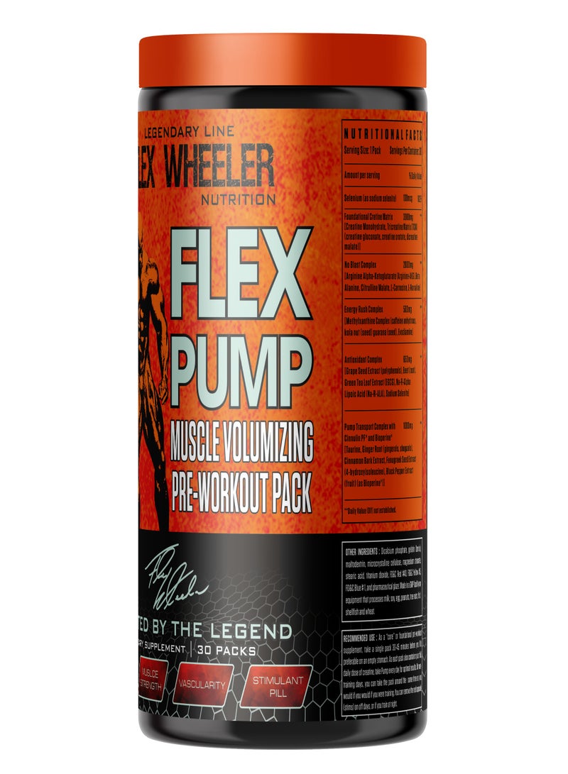 فليكس ويلرنيوتريشن  فليكس بامب من Flex Wheeler Nutrition - مكمل ما قبل التمرين لزيادة حجم العضلات - Image 3