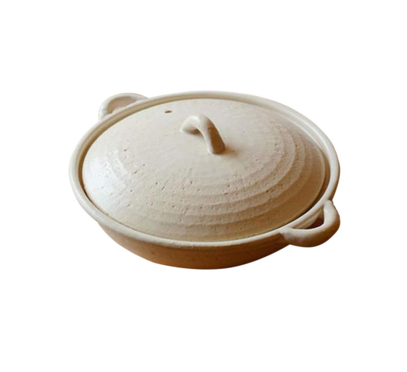 Japanese Donabe Cocer Cooking Pot For 23 people 1500cc White