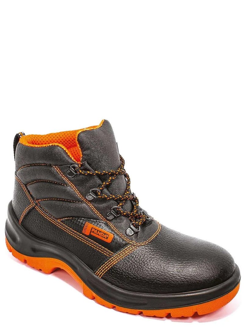 باندا حذاء سلامة باندا برقبة عالية - حماية أصابع القدم من الفولاذ مقاوم للانزلاق مصنوع من الجلد الأصلي - Image 1