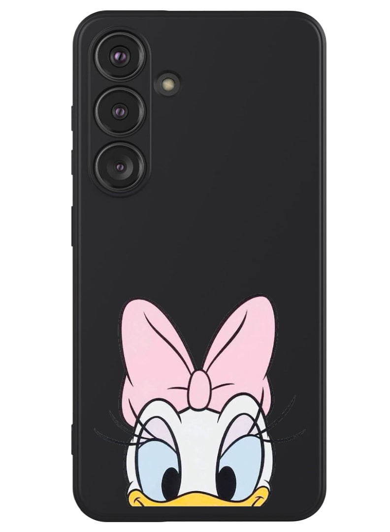 Theodor Protective Slim Fit Case Liquid Silicone Cover with Full Body Protection Anti-Scratch Shockproof Case For Samsung Galaxy S24 (Black) - do-not-touch - Image 1