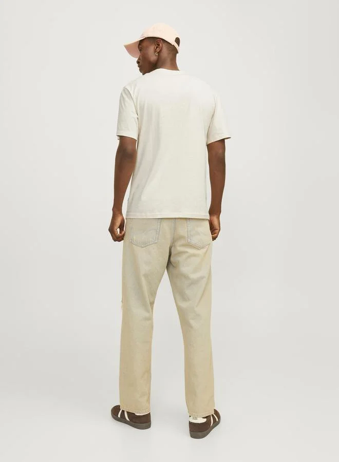 JACK & JONES Photo Print Crew Neck T-Shirt