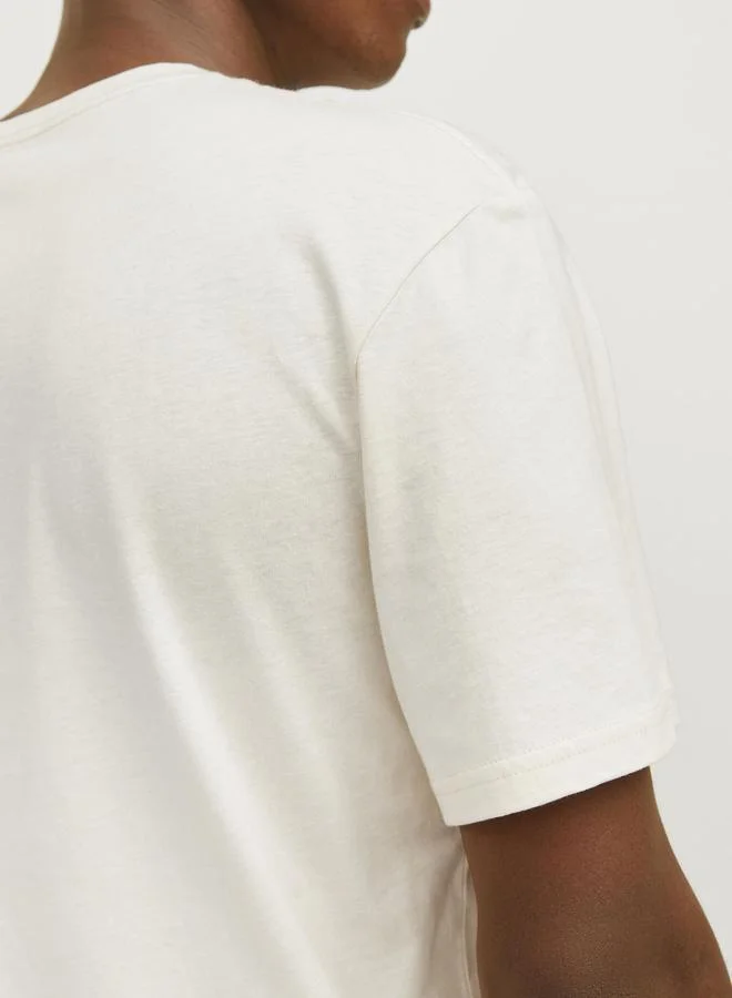 JACK & JONES Photo Print Crew Neck T-Shirt