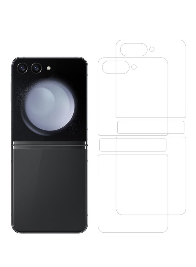 DUSALA 2 Pack For Samsung Galaxy Z Flip 5 Screen Protcetor Scratch and Shatter Resistant Anti Bubble Glass - Image 2
