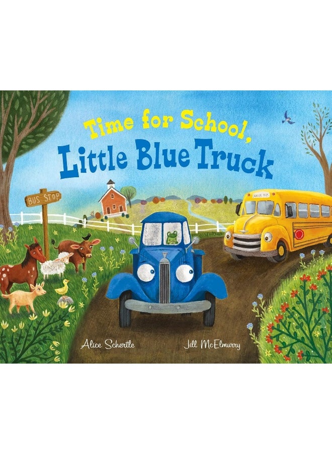 Time for School, Little Blue Truck Big Book: A Back to School Book for Kids  - Image 1