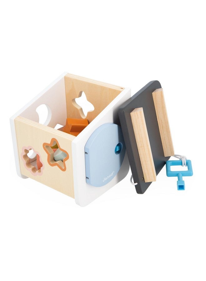 Janod Sweet Cocoon - Wooden Bird House Shape Sorter - 9 Piece Set - Ages 18 Months - 3 Years - J04062 - Image 5