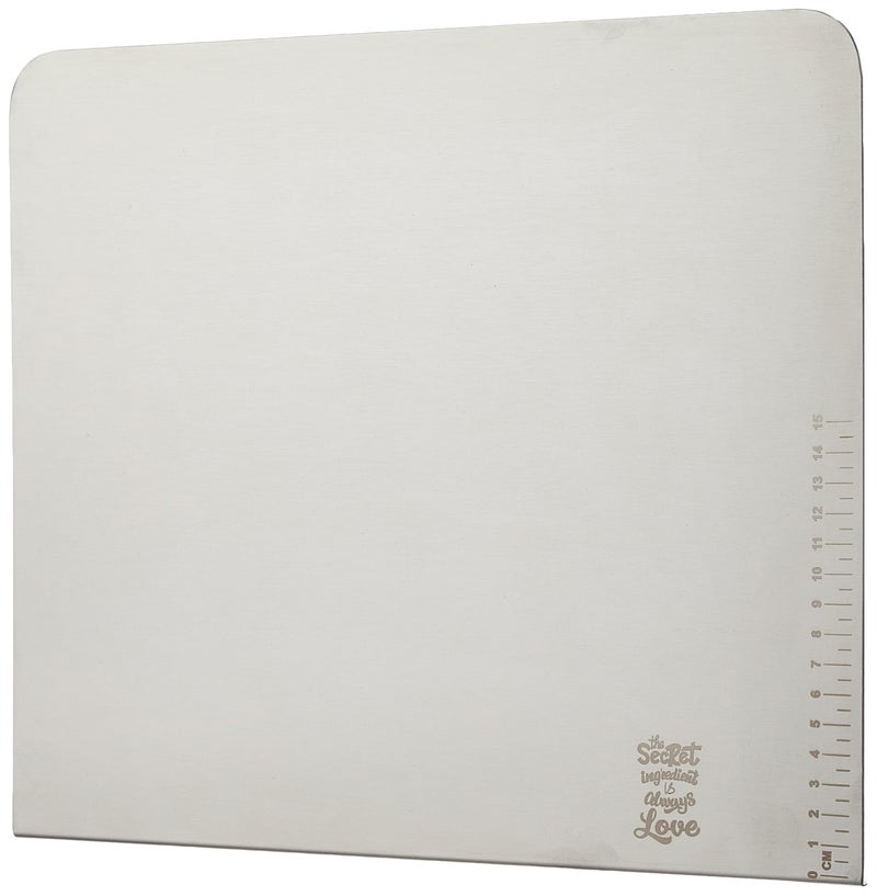 HomeWiz Stainless Steel Large Chopping Board for Kitchen | Size 36 x 30 CM | Steel Counter Top Chopping Board | 304 Stainless Steel Food Grade Board | Rust-Free Steel Cutting Board for All Food Type - Image 5