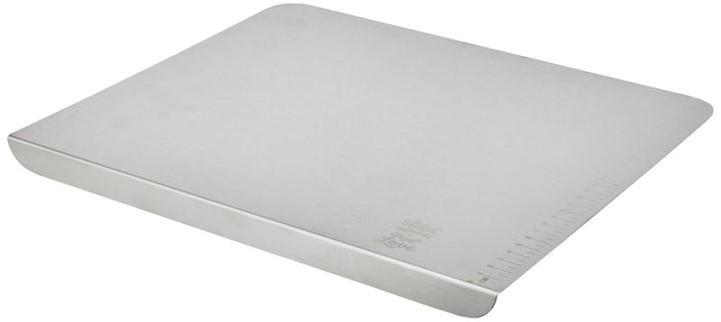 HomeWiz Stainless Steel Large Chopping Board for Kitchen | Size 36 x 30 CM | Steel Counter Top Chopping Board | 304 Stainless Steel Food Grade Board | Rust-Free Steel Cutting Board for All Food Type - Image 4