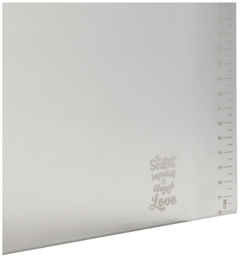 HomeWiz Stainless Steel Large Chopping Board for Kitchen | Size 36 x 30 CM | Steel Counter Top Chopping Board | 304 Stainless Steel Food Grade Board | Rust-Free Steel Cutting Board for All Food Type - Image 3