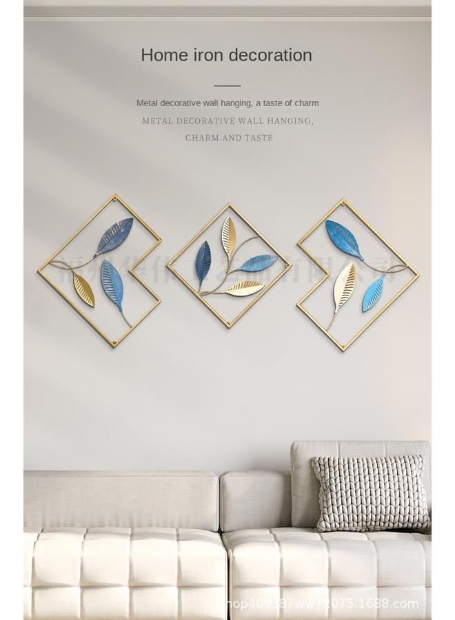 Bluejw Metal New Wrought Iron TV Sofa Background Wall Decorative Pendant Wall Decoration - Image 4