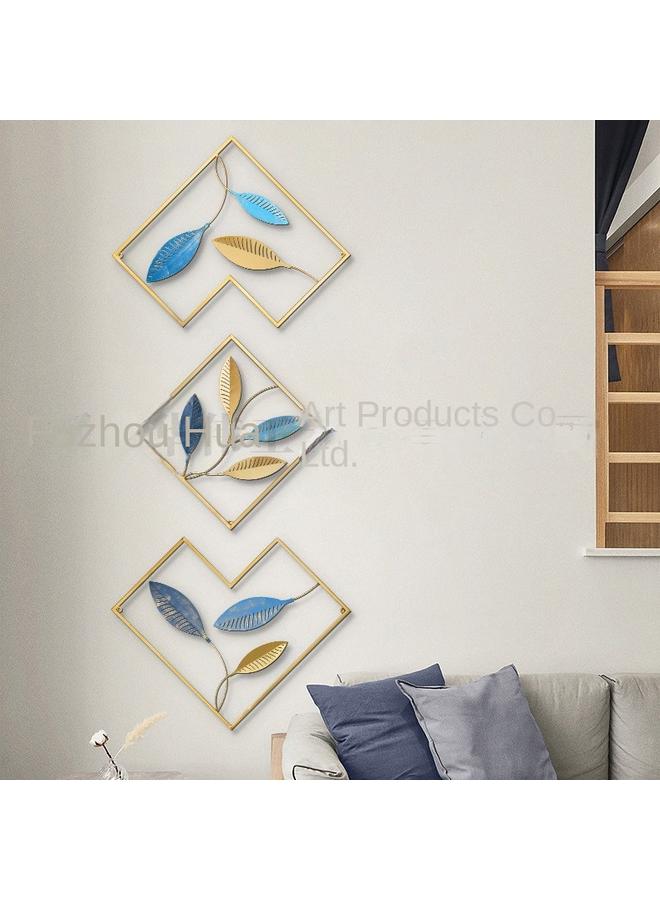 Bluejw Metal New Wrought Iron TV Sofa Background Wall Decorative Pendant Wall Decoration - Image 2