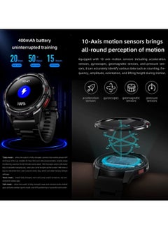 Mibro Mibro GS Active Sport Smart Watch 1.3" Amoled 4-PD Heart Rate Monitoring 10-Axis Motion Sensor 5ATM Water Resistances GPS Satellite Positioning,150 Modes 20 Days Bettery Life smartwatch (Golden)  - Image 4