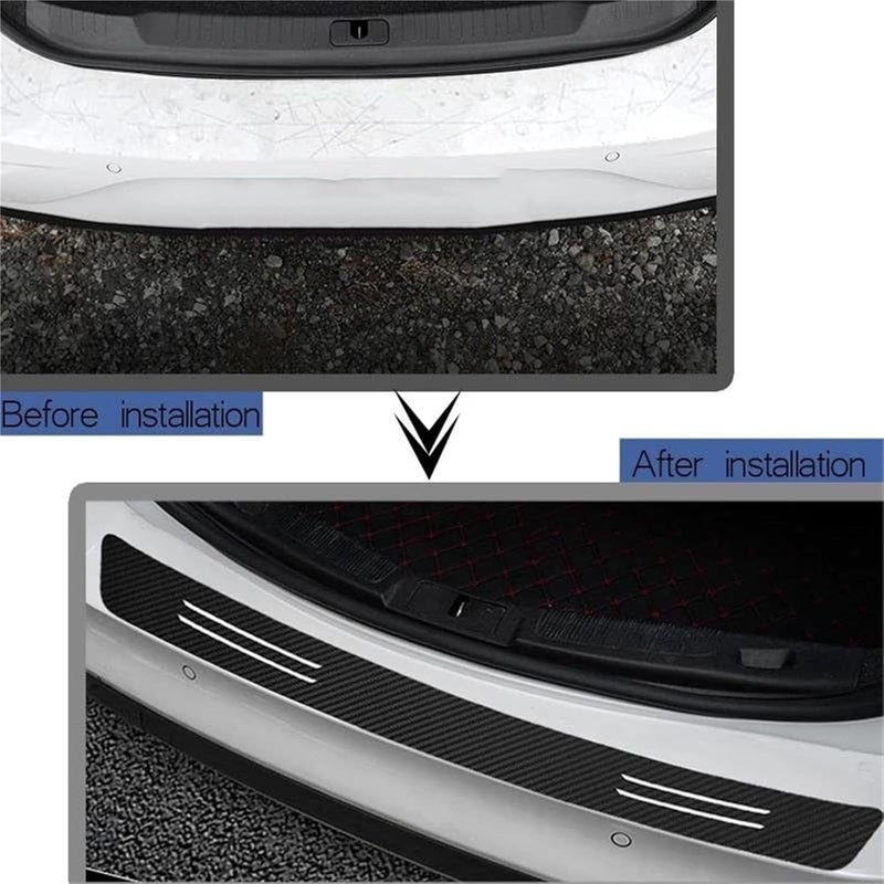 Vuzmode Carbon Fiber Rear Bumper Protector for Volvo - Image 2
