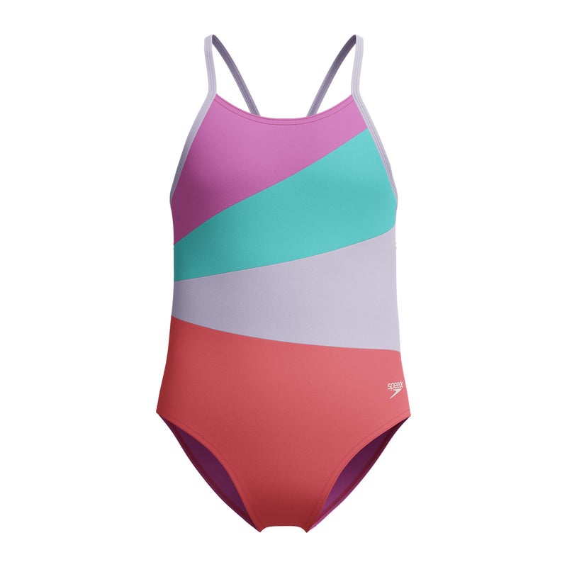 Speedo Girl's Swimsuit One Piece Thin Straps