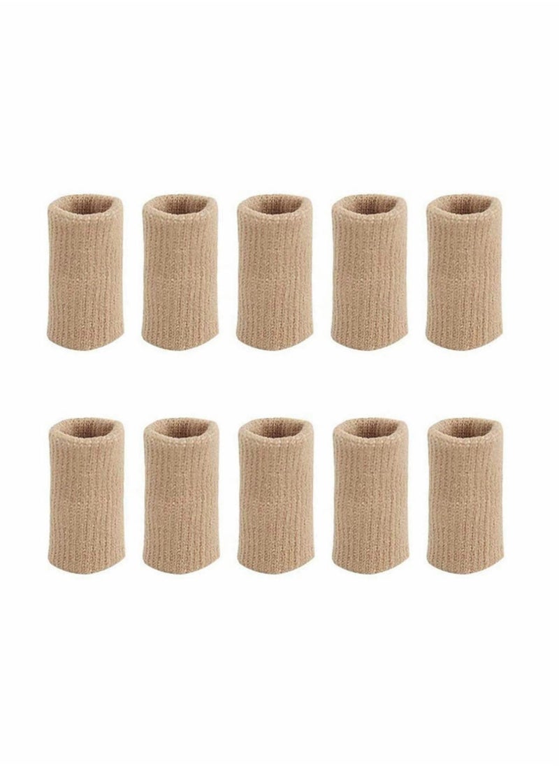 SYOSI - 10x Finger Protector Sleeve Arthritis Stretchy Support Sports Aid Basketball Finger Guard - Image 1