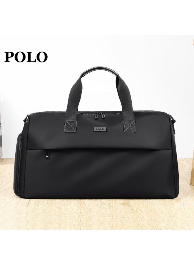 Polo Golf Apparel Bag Men's Nylon Ball Bag Golf Clothing Bag Portable Ball Bag Black Independent Shoe Compartment - Image 3