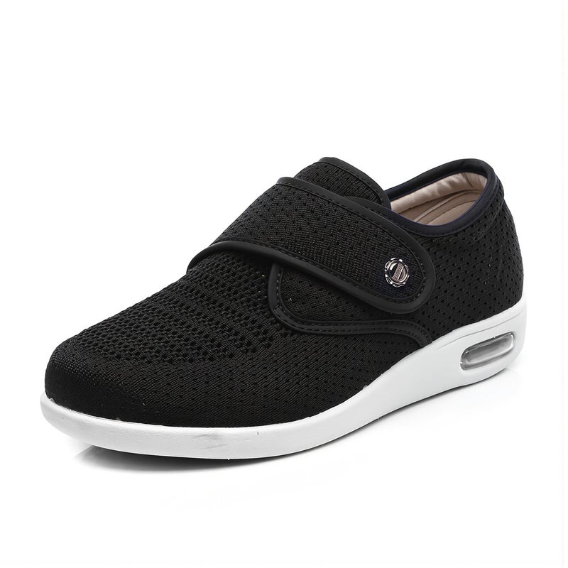 Full Size Unisex Elderly Shoes Breathable Mesh Adjustable Strap Air Cushion Large Size 6.5 To 13 Wide Fit Casual Sneaker - Image 2
