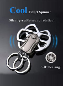 Excefore Multifunction Heavy Duty Keychain, Mobile phone holder, Fidget Spinner, Bottle Opener, Carabiner Car Key Chains for Men and Women  - Image 3