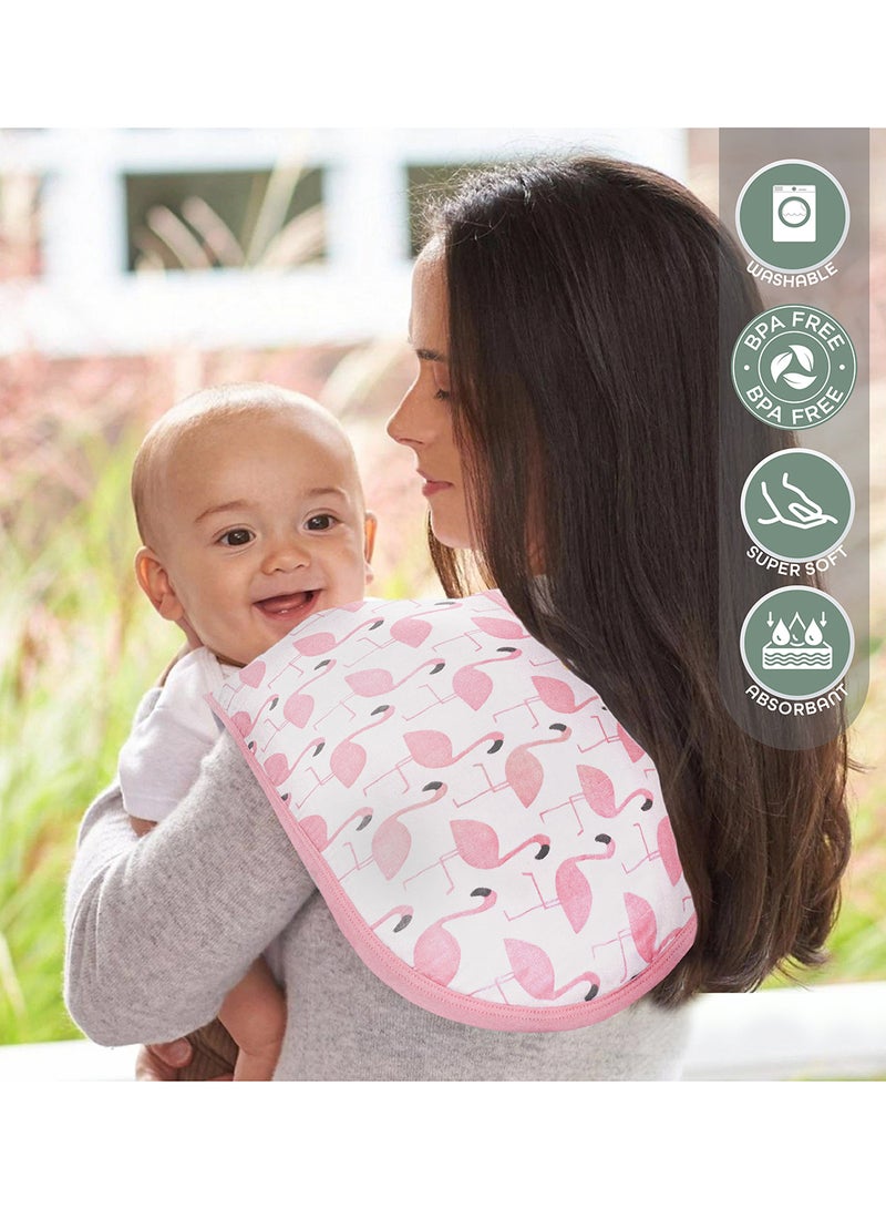 Moon Pack Of 3 Organic Burpy Cloth 8 Layer - Image 4