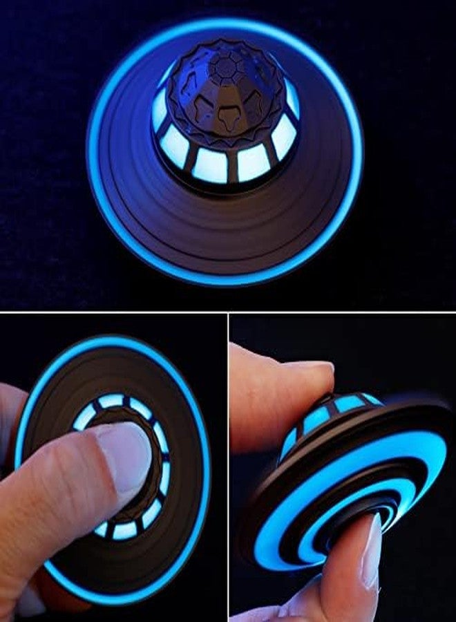 Amarlozn UFO Fidget Spinner Toy for Kids Adults, Metal Space Desk Toy, Cool Spaceship EDC Gadgets Stress Relief, Christmas Stocking Stuffer, Birthday Party Favor Gifts for Classroom Office - Image 3
