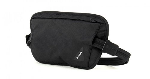 Pacsafe Coversafe X100 Anti-Theft RFID Blocking Waist Wallet, Black - Image 2