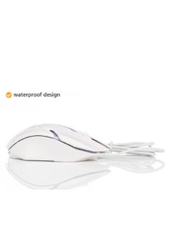 G21 Gaming Keyboard Set with LED Backlight, Mouse, and Mouse Pad – Model G21WT, White  - Image 3
